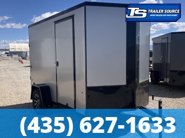 6x10 Look ST DLX Enclosed Cargo Trailer - 6'6" Interior - 3.5K GVWR - .080 PolyCor, Alloy Wheels, Black Out Package