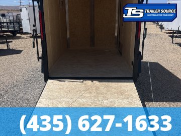 6x10 Look ST DLX Enclosed Cargo Trailer - 6'6" Interior - 3.5K GVWR - .080 PolyCor, Alloy Wheels, Black Out Package