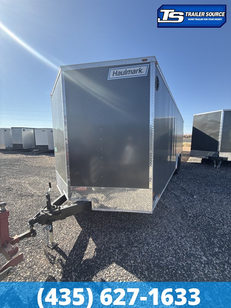 8.5x24 Haulmark Passport Enclosed Cargo Trailer - 7'0" Interior - 10K GVWR - .080 PolyCor, Dovetail