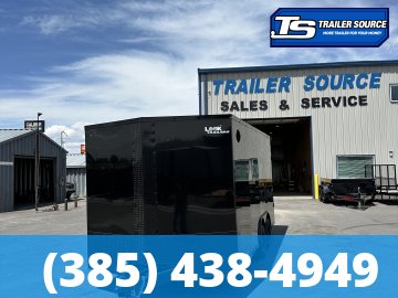 8.5x16 Look ST DLX Enclosed Cargo Trailer - 7'0" Interior - 7K GVWR - .080 PolyCor, Black Out Package, Rear Spoiler w/ Load Lights