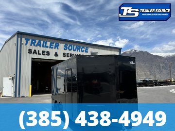 8.5x16 Look ST DLX Enclosed Cargo Trailer - 7'0" Interior - 7K GVWR - .080 PolyCor, Black Out Package, Rear Spoiler w/ Load Lights