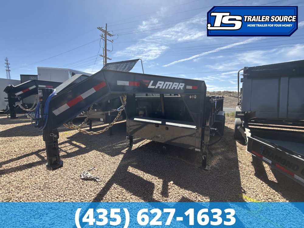 7x16 Lamar DT Gooseneck Dump