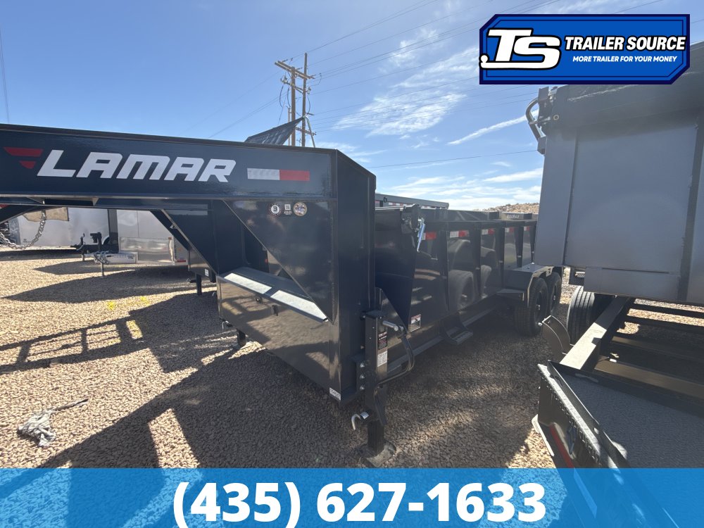 7x16 Lamar DT Gooseneck Dump