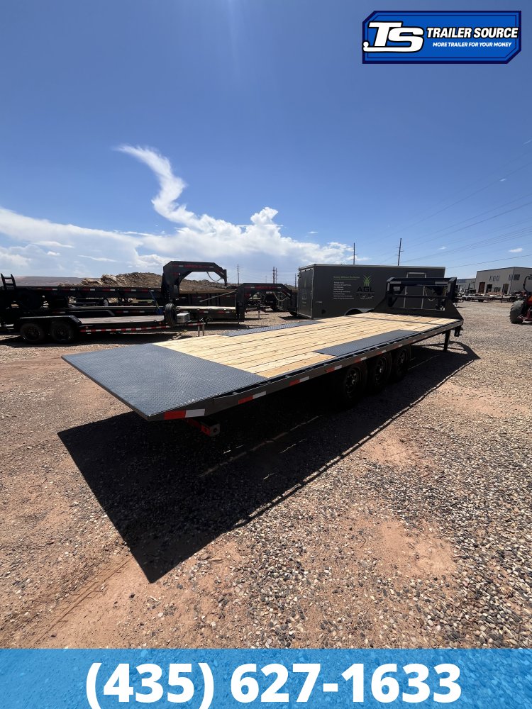 8.5x26 Lamar FA Gooseneck Deckover Tilt Trailer - 21K GVWR -
