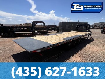 8.5x26 Lamar FA Gooseneck Deckover Tilt Trailer - 21K GVWR -