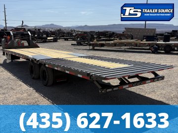 8.5x32 Maxx-D YDX Gooseneck Hydraulic Dovetail Equipment Trailer - 25K GVWR -