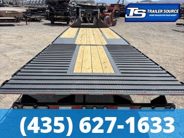 8.5x32 Maxx-D YDX Gooseneck Hydraulic Dovetail Equipment Trailer - 25K GVWR -