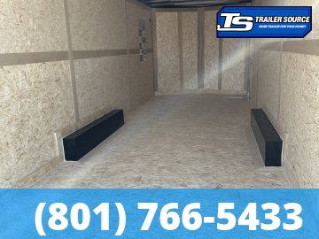 8.5x24 Haulmark Passport DELUXE Enclosed Cargo Trailer - 7'6" Interior - 10K GVWR - .080 PolyCor, Dovetail, Screwless Exterior