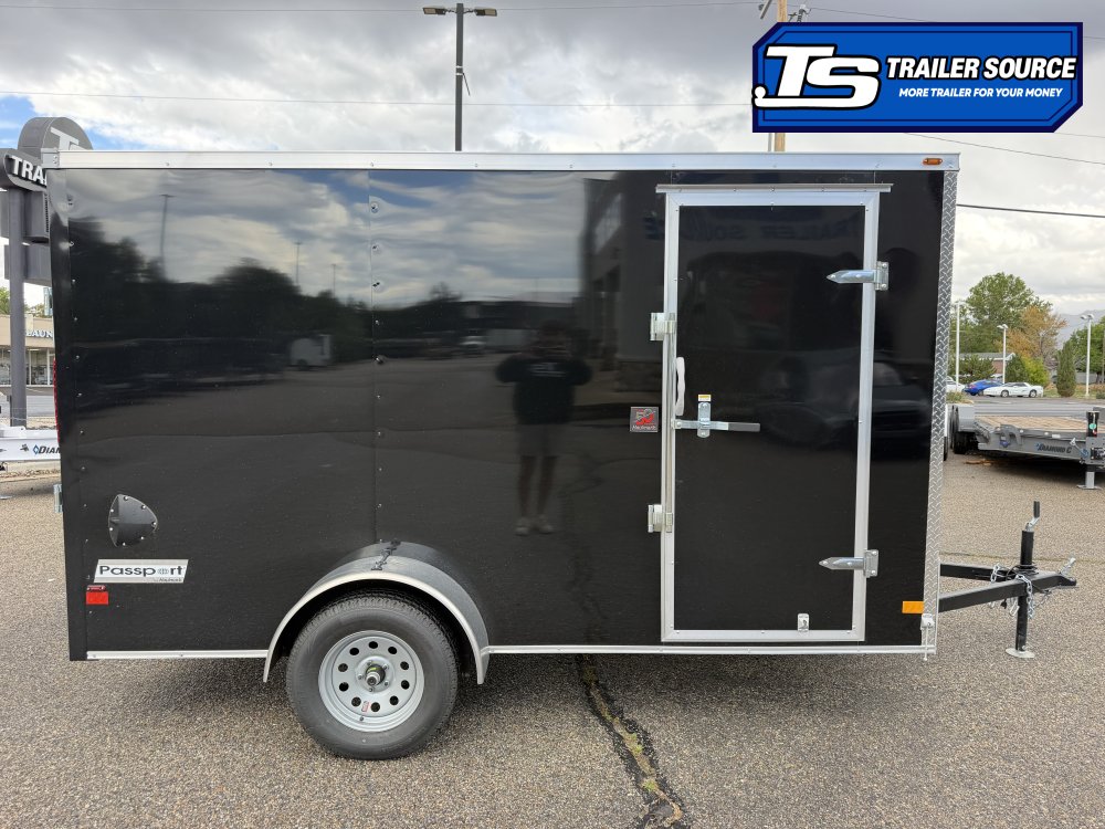 6x12 Haulmark Passport Enclosed Cargo Trailer - 6'6" Interior - 3.5K GVWR - .080 PolyCor