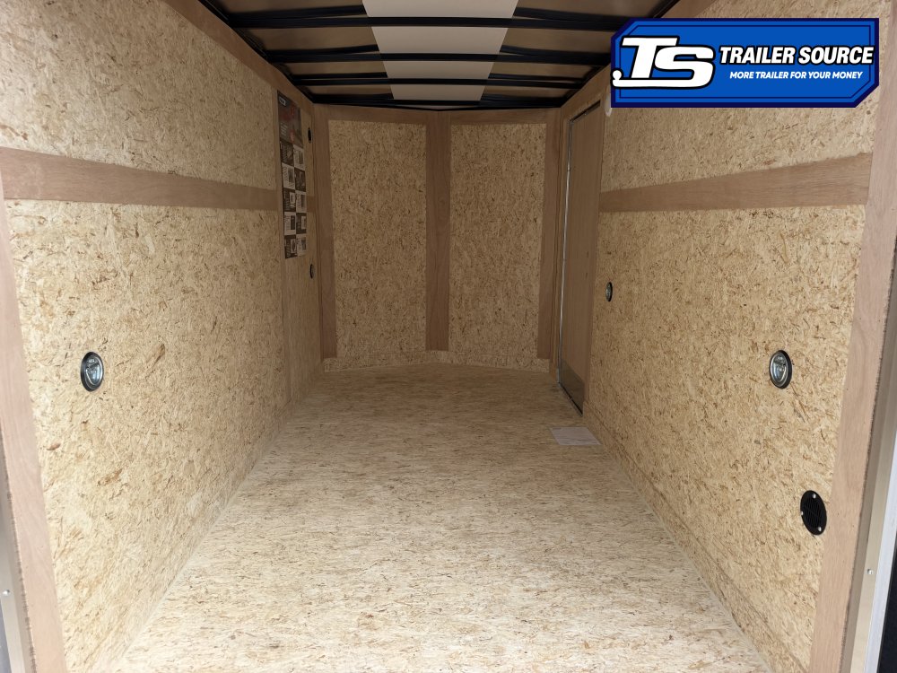 6x12 Haulmark Passport Enclosed Cargo Trailer - 6'6" Interior - 3.5K GVWR - .080 PolyCor