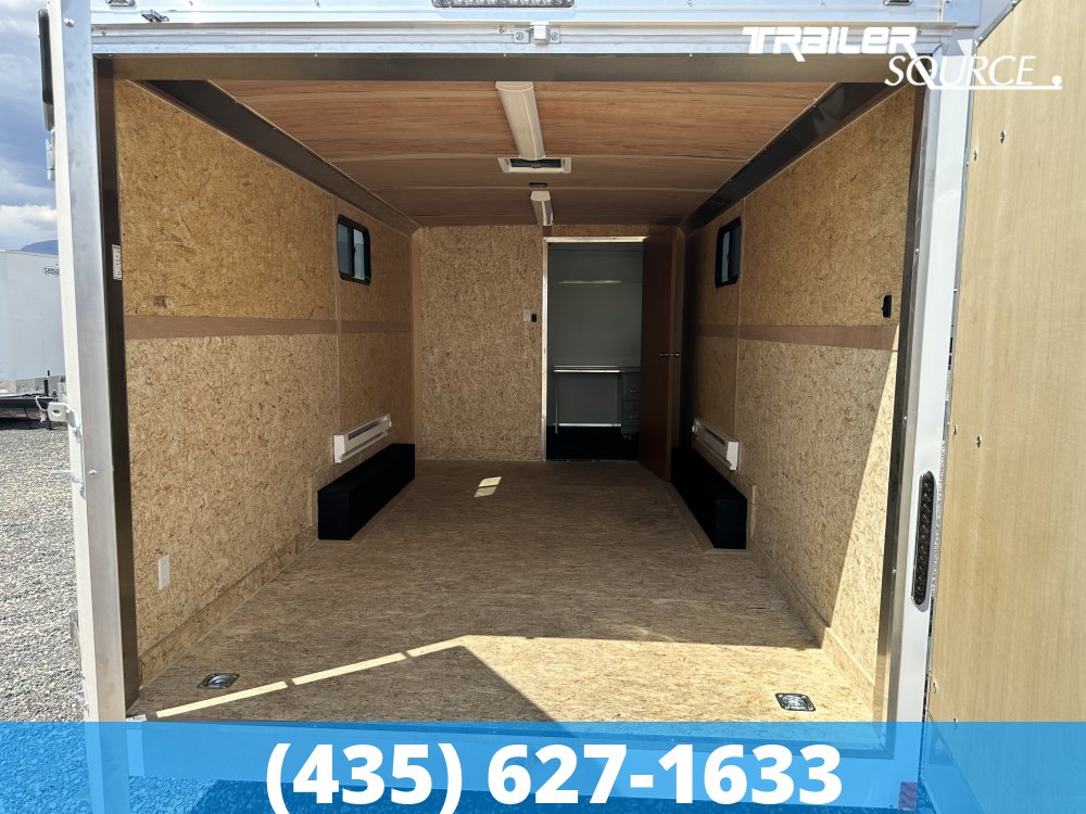 8.5x24 Haulmark Grizzly HD Office 7'0" Interior 10K Tandem Axle Enclosed Cargo