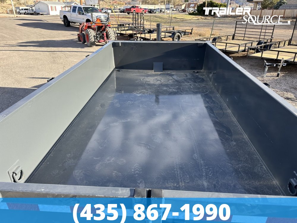 7x14 Lamar DT 24" Sides 14K Dump Trailer