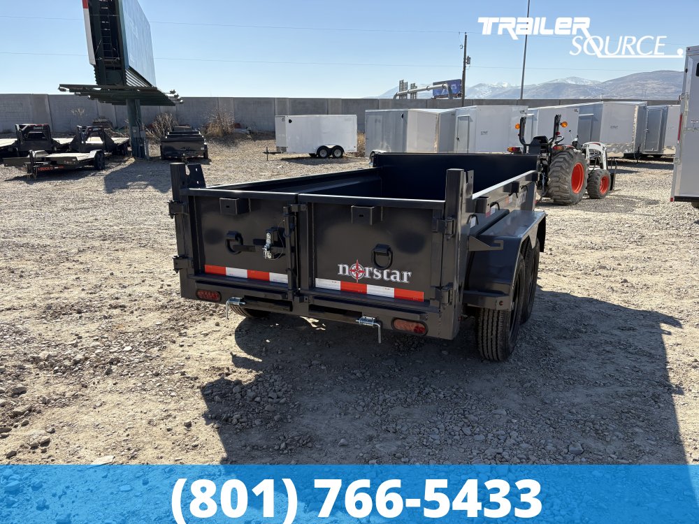 5x10 Norstar Iron Bull DCB 20" Sides 7K Dump Trailer