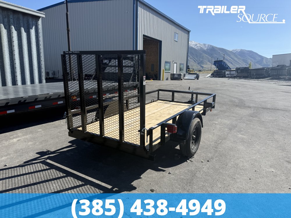 5x10 Top Hat Single Axle Utility