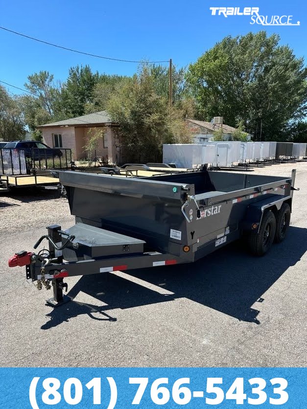 7x14 Norstar Iron Bull DCB 20" Sides 14K Dump Trailer