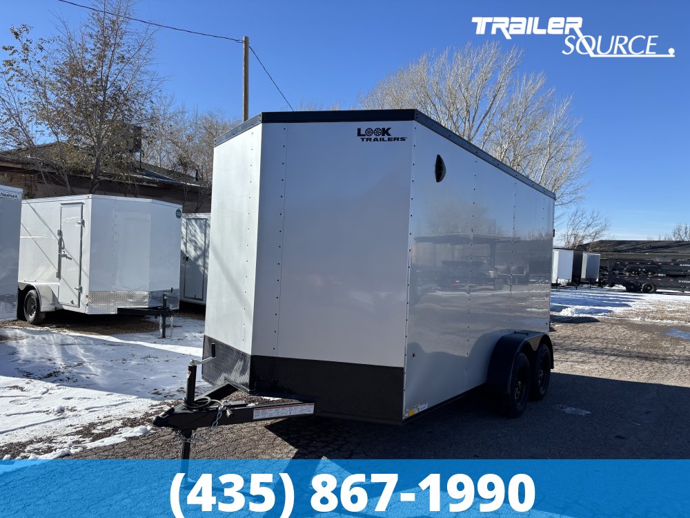 7x14 Look ST DLX 7'0" Interior 7K Tandem Axle Enclosed Cargo