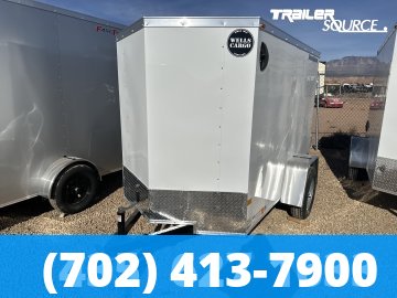 5x8 Wells Cargo FastTrac 5'6" Interior Single Axle Enclosed Cargo