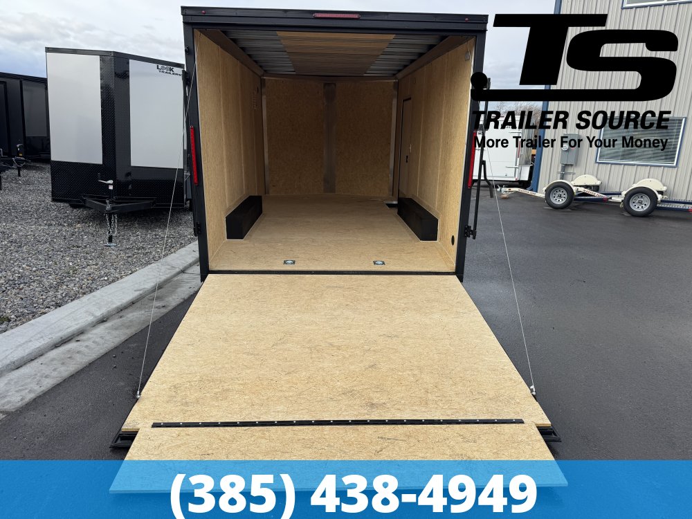 8.5x16 Look ST DLX Enclosed Cargo Trailer - 7'0" Interior - 7K GVWR - .080 PolyCor, Alloy Wheels, Black Out Package