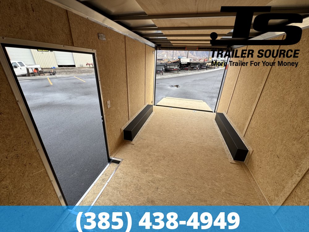 8.5x16 Look ST DLX Enclosed Cargo Trailer - 7'0" Interior - 7K GVWR - .080 PolyCor, Alloy Wheels, Black Out Package