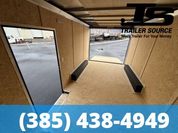 8.5x16 Look ST DLX Enclosed Cargo Trailer - 7'0" Interior - 7K GVWR - .080 PolyCor, Alloy Wheels, Black Out Package