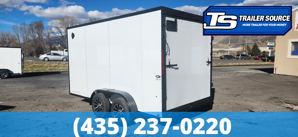 7x14 Look ST DLX Enclosed Cargo Trailer - 7'0" Interior - 7K GVWR - Alloy Wheels, Black Out Package