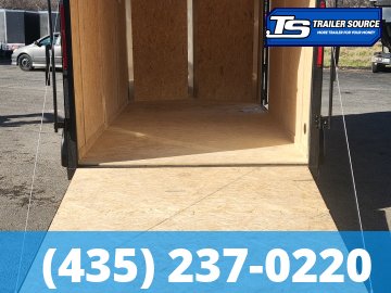 7x14 Look ST DLX Enclosed Cargo Trailer - 7'0" Interior - 7K GVWR - Alloy Wheels, Black Out Package