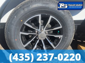 7x14 Look ST DLX Enclosed Cargo Trailer - 7'0" Interior - 7K GVWR - Alloy Wheels, Black Out Package