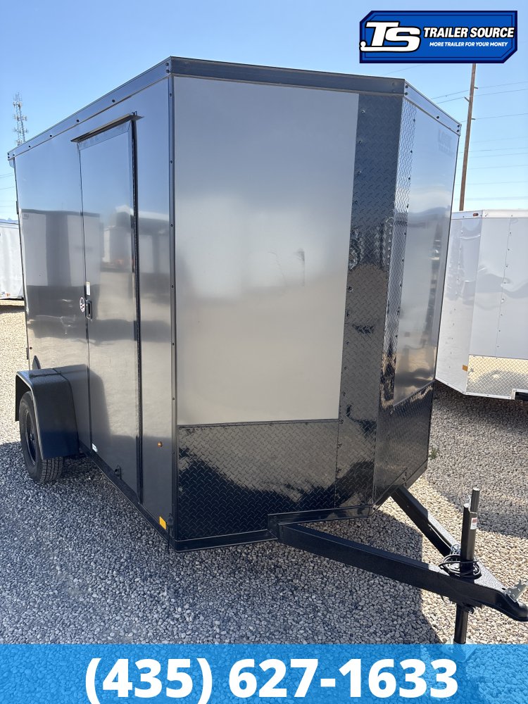6x10 Look ST DLX Enclosed Cargo Trailer - 6'6" Interior - 3.5K GVWR - .080 PolyCor, Rear Spoiler w/ Load Lights