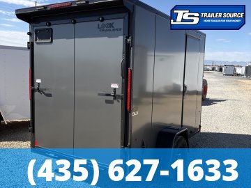 6x10 Look ST DLX Enclosed Cargo Trailer - 6'6" Interior - 3.5K GVWR - .080 PolyCor, Rear Spoiler w/ Load Lights