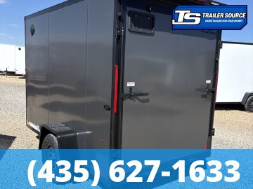 6x10 Look ST DLX Enclosed Cargo Trailer - 6'6" Interior - 3.5K GVWR - .080 PolyCor, Rear Spoiler w/ Load Lights