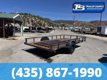 7x14 7 Sons 7X14 SINGLE AXLE Utility Trailer - 3.5K GVWR - Ramp Gate