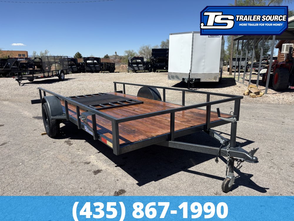 7x14 7 Sons 7X14 SINGLE AXLE Utility Trailer - 3.5K GVWR - Ramp Gate