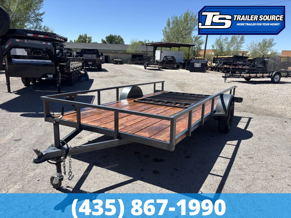 7x14 7 Sons 7X14 SINGLE AXLE Utility Trailer - 3.5K GVWR - Ramp Gate