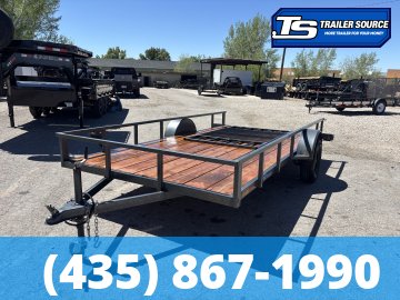 7x14 7 Sons 7X14 SINGLE AXLE Utility Trailer - 3.5K GVWR - Ramp Gate