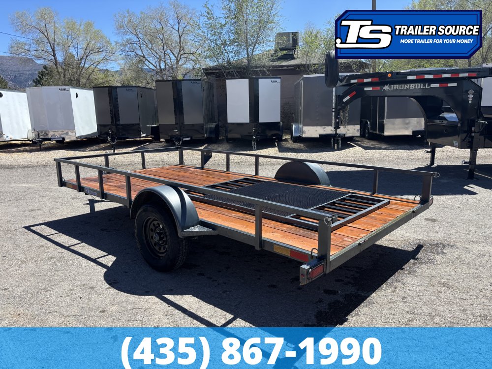 7x14 7 Sons 7X14 SINGLE AXLE Utility Trailer - 3.5K GVWR - Ramp Gate
