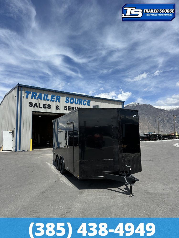 6x12 Look ST DLX Enclosed Cargo Trailer - 6'6" Interior - 3.5K GVWR - .080 PolyCor, Black Out Package, Rear Spoiler w/ Load Lights