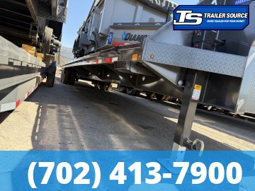 8.5x40 Diamond C FMAX-HDT 210 Gooseneck Hydraulic Dovetail Equipment Trailer - 25K GVWR - 2-Speed Jack, Winch Plate