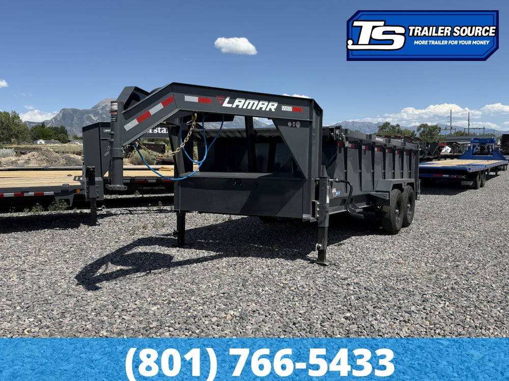 7x16 Lamar DT Gooseneck Dump