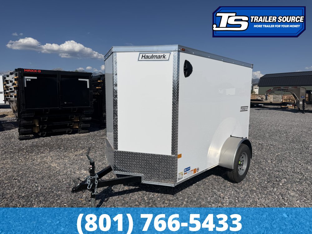 5x8 Haulmark Passport Enclosed Cargo Trailer - 5'6" Interior - 3.5K GVWR - Ramp Door