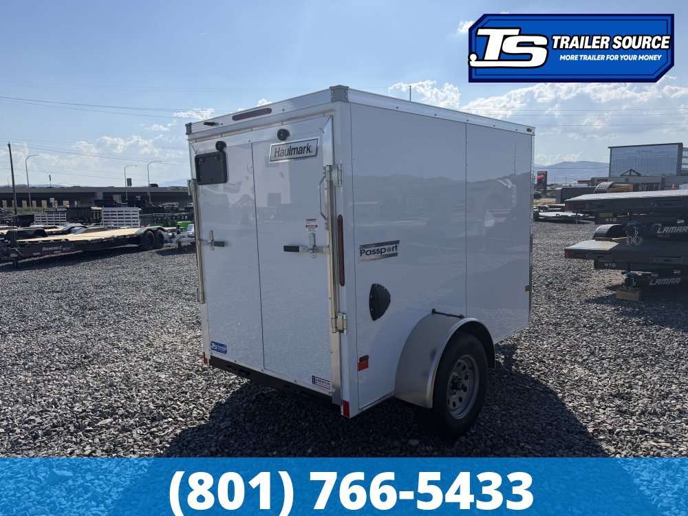 5x8 Haulmark Passport Enclosed Cargo Trailer - 5'6" Interior - 3.5K GVWR - Ramp Door