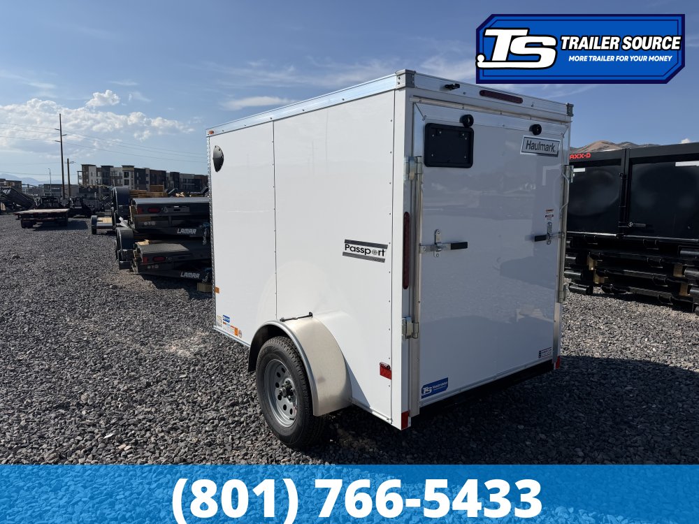 5x8 Haulmark Passport Enclosed Cargo Trailer - 5'6" Interior - 3.5K GVWR - Ramp Door