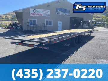 8.5x35 Diamond C FMAX-HDT 216 Gooseneck Hydraulic Dovetail Equipment Trailer - 40K GVWR - Hydraulic Disc Brakes, Hydraulic Jack(s)