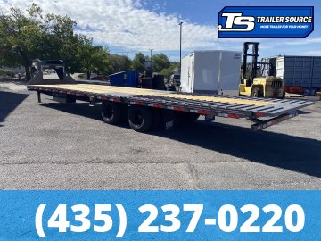 8.5x35 Diamond C FMAX-HDT 216 Gooseneck Hydraulic Dovetail Equipment Trailer - 40K GVWR - Hydraulic Disc Brakes, Hydraulic Jack(s)