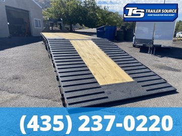 8.5x35 Diamond C FMAX-HDT 216 Gooseneck Hydraulic Dovetail Equipment Trailer - 40K GVWR - Hydraulic Disc Brakes, Hydraulic Jack(s)