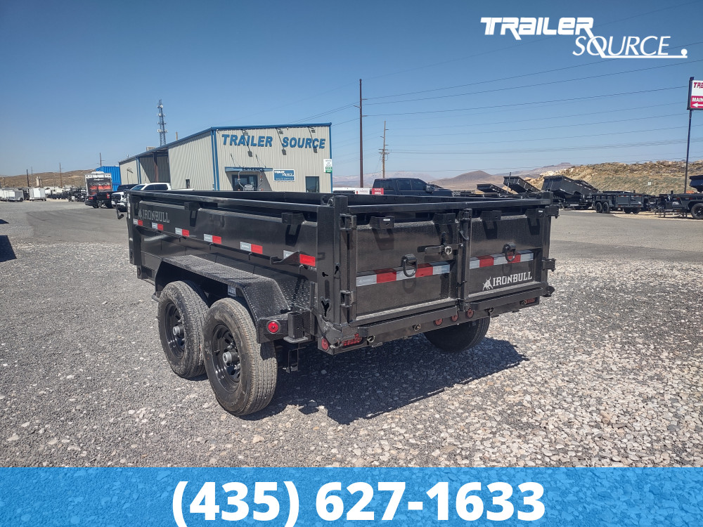 6x12 Iron Bull DTB 24" Sides 14K Dump Trailer