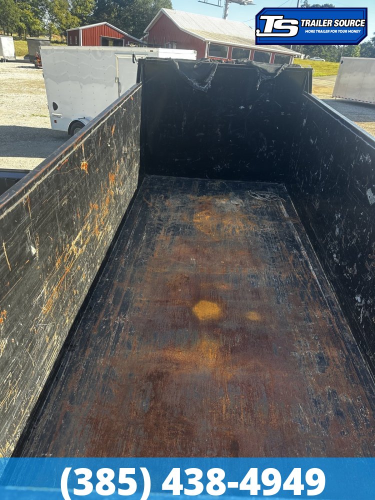 7x16 Kaufman 16k Dump Trailer Dump Trailer - 48" Sides - 16K GVWR Spare Mount, Spare Tire, Stabilizer Jacks, Tongue Box