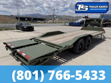 8.5x24 Maxx-D H9X Gooseneck Equipment Trailer -  22K GVWR - 12" Cross Member Upgrade, Hydraulic Jack(s), Max Ramps