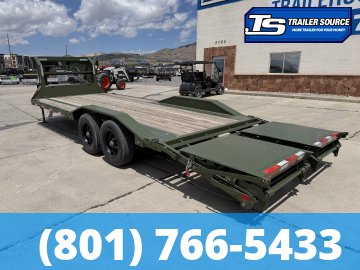 8.5x24 Maxx-D H9X Gooseneck Equipment Trailer -  22K GVWR - 12" Cross Member Upgrade, Hydraulic Jack(s), Max Ramps