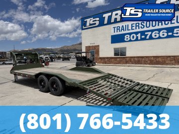 8.5x24 Maxx-D H9X Gooseneck Equipment Trailer -  22K GVWR - 12" Cross Member Upgrade, Hydraulic Jack(s), Max Ramps