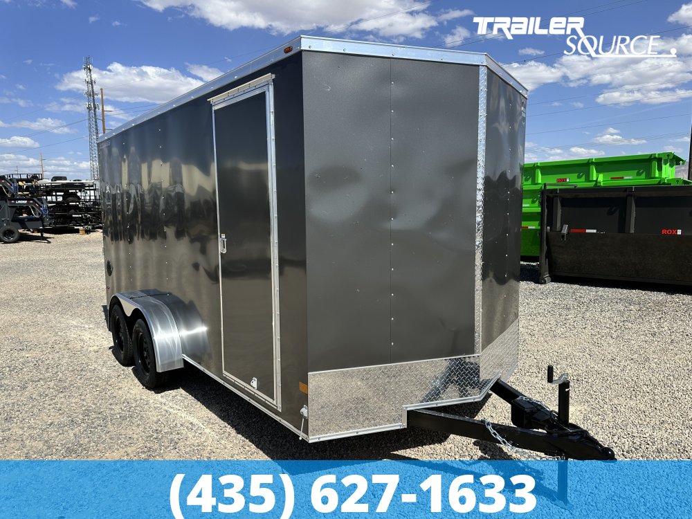 7x16 Wells Cargo Fast Trac Deluxe 7'0" Interior 7K Tandem Axle Enclosed Cargo